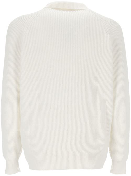 Ribbed knit polo Brunello Cucinelli | M2W706005C2723